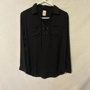 Faded glory, black shirt